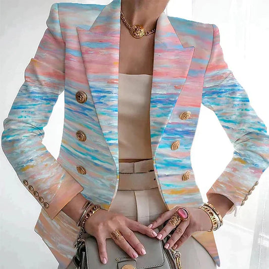 Alvie -Chic blazer med print