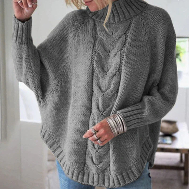 Aster - Sweater med rullekrave