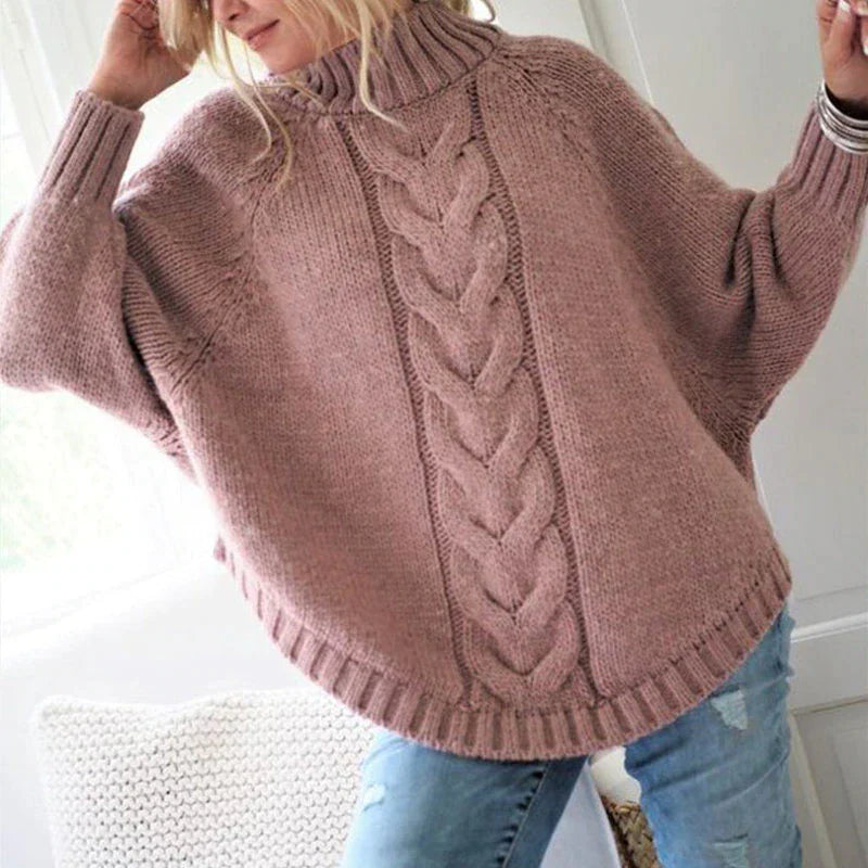 Aster - Sweater med rullekrave